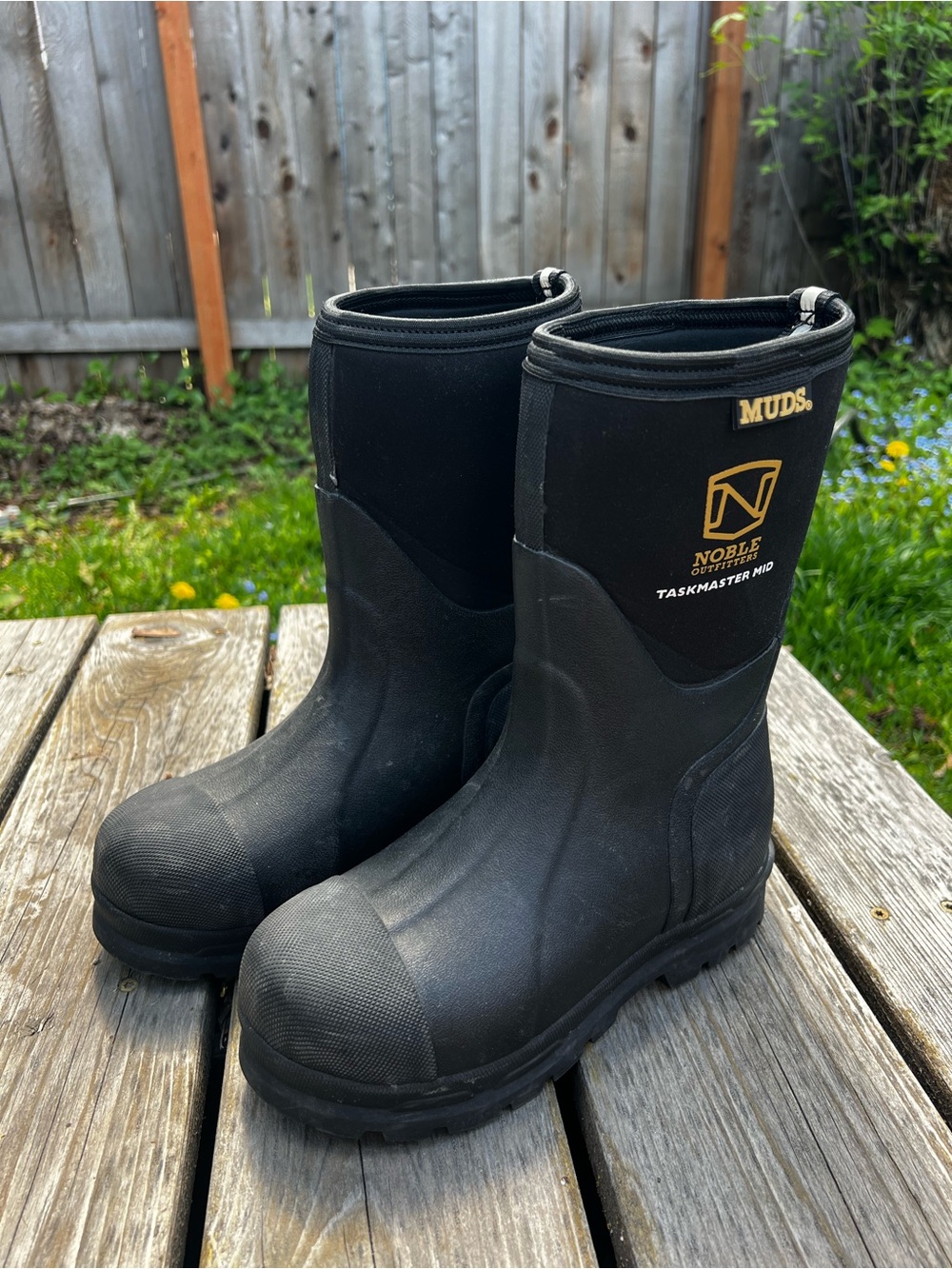 Noble Outfitters MUDS Taskmaster Mid Black Work Boots